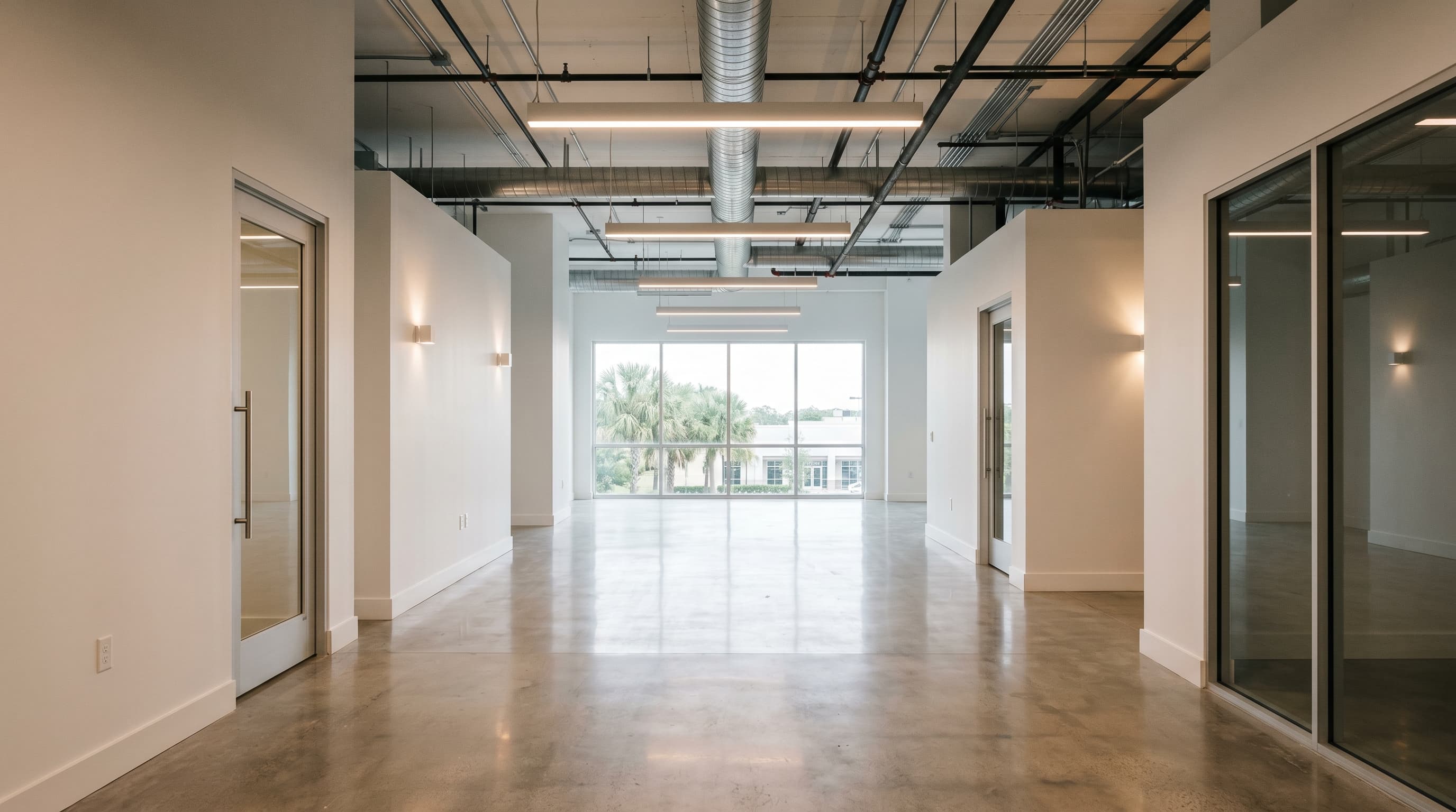 Completed tenant improvement space — ready for occupancy